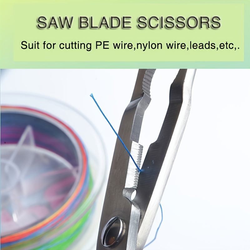 Saltwater Resistant Fishing Pliers with Split Ring Hook Removers, Lanyard & Sheath