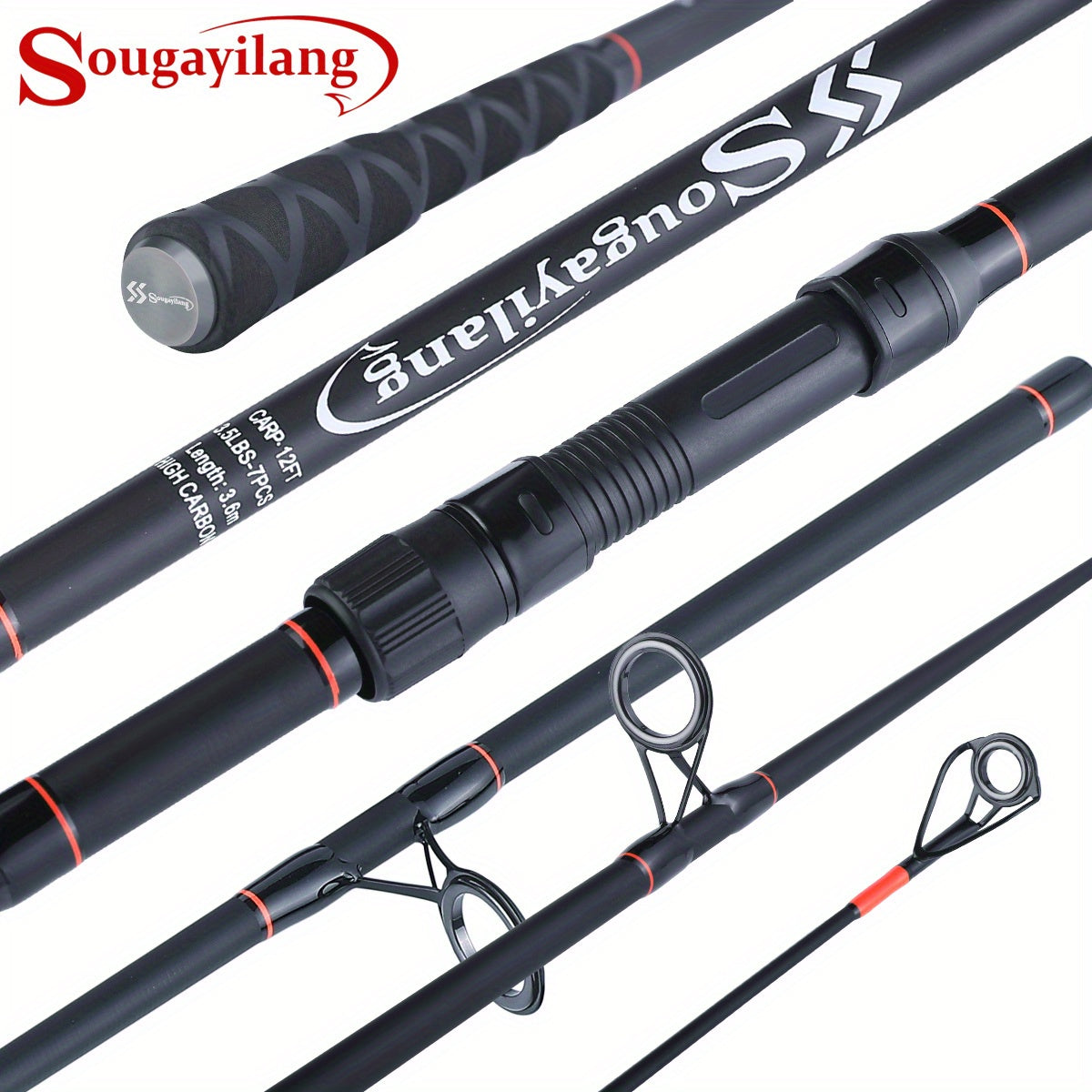 Fishing Rod Carbon Fiber Carp Rod,