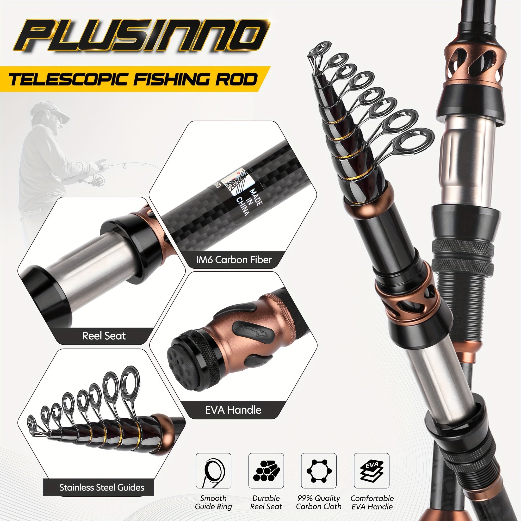 Premium Fishing Rod and Reel Combo