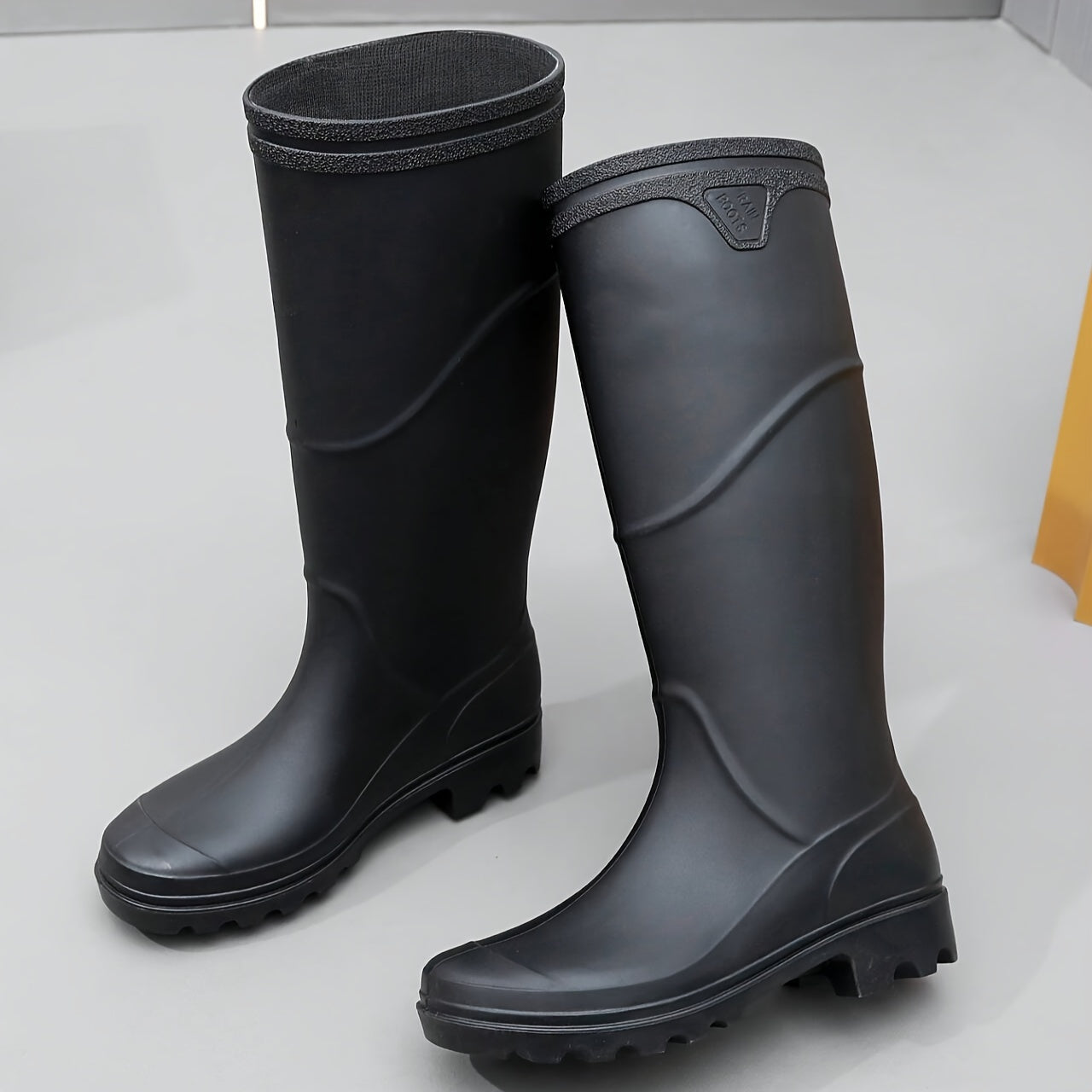 Men's High Top Rain Boots, Wear-resistant Waterproof fishing boots