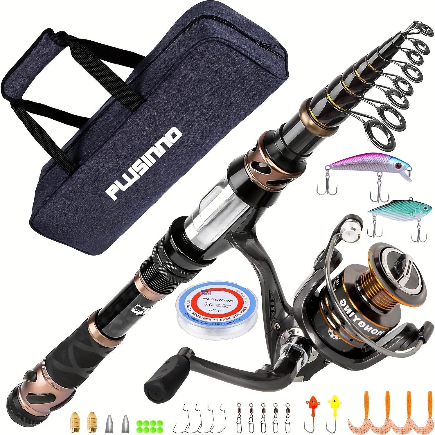 Premium Fishing Rod and Reel Combo