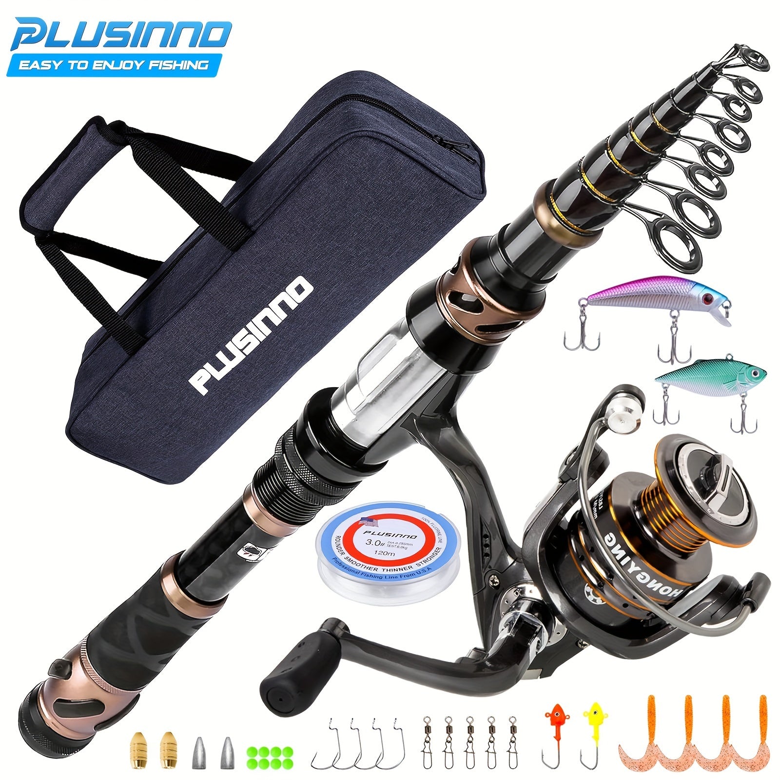 Premium Fishing Rod and Reel Combo