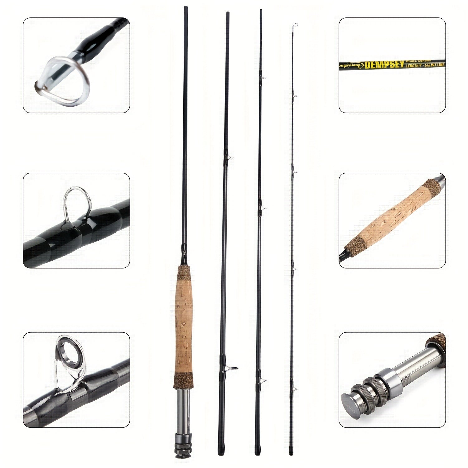 Graphite Fly Fishing Rod - Ultra-Lightweight - 5/6WT