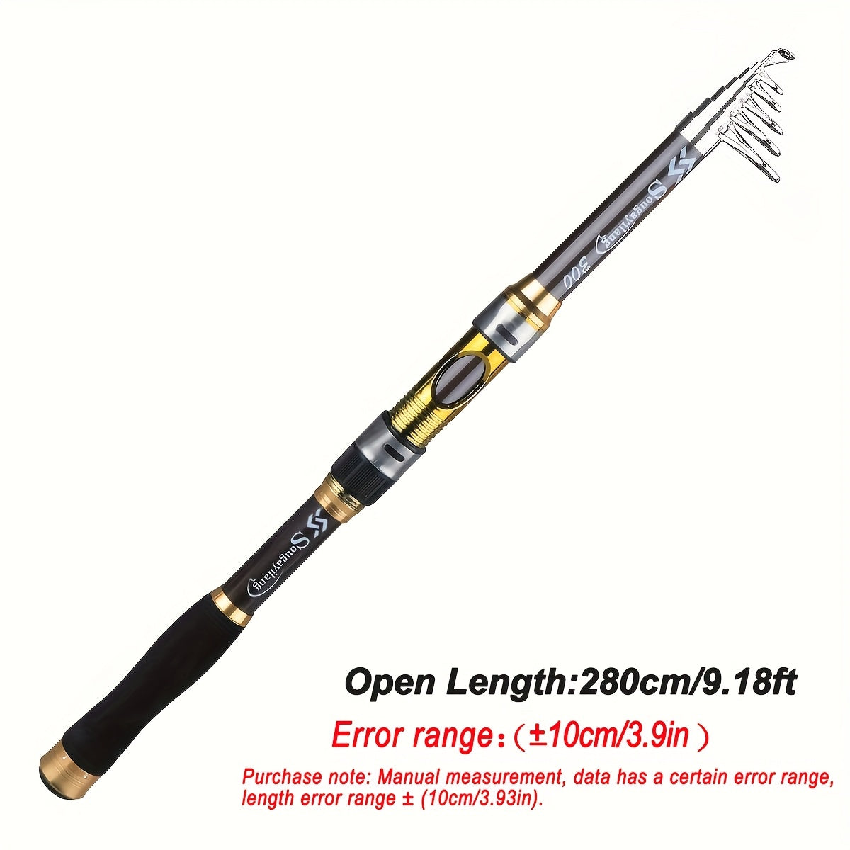 Spinning Fishing Rod Ultralight Carbon Fiber