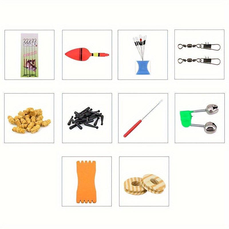 Fishing Pole Combo Set, W/ Rod Spinning Reel