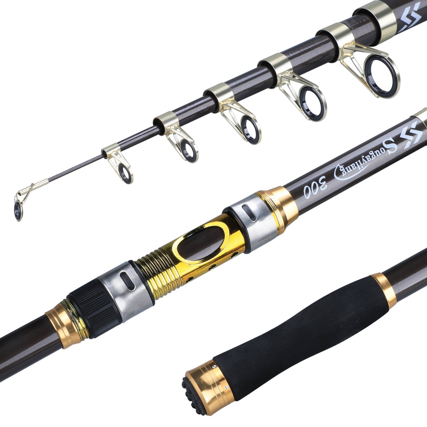 Spinning Fishing Rod Ultralight Carbon Fiber